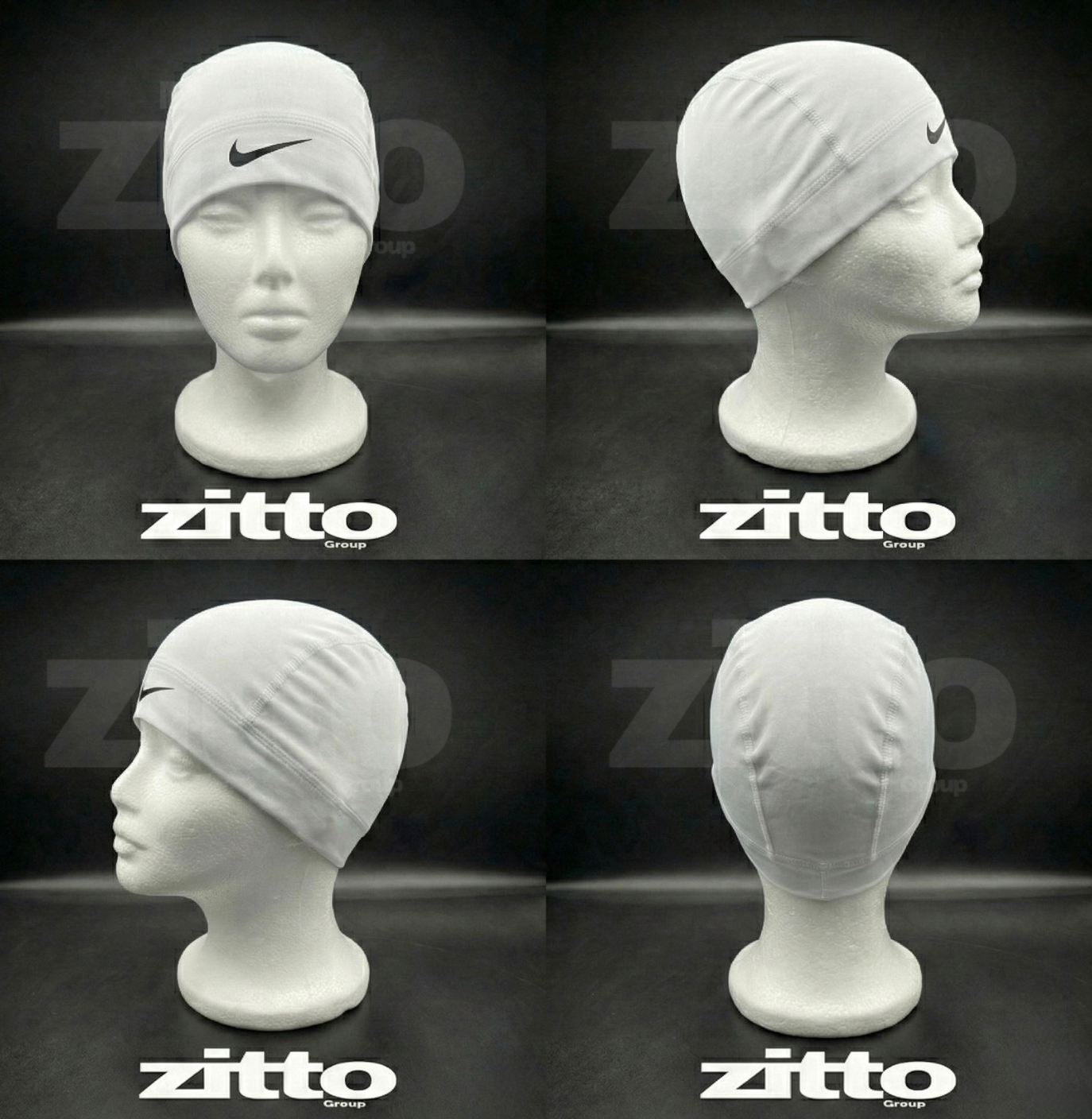 Nike-Pro Skull Cap - White