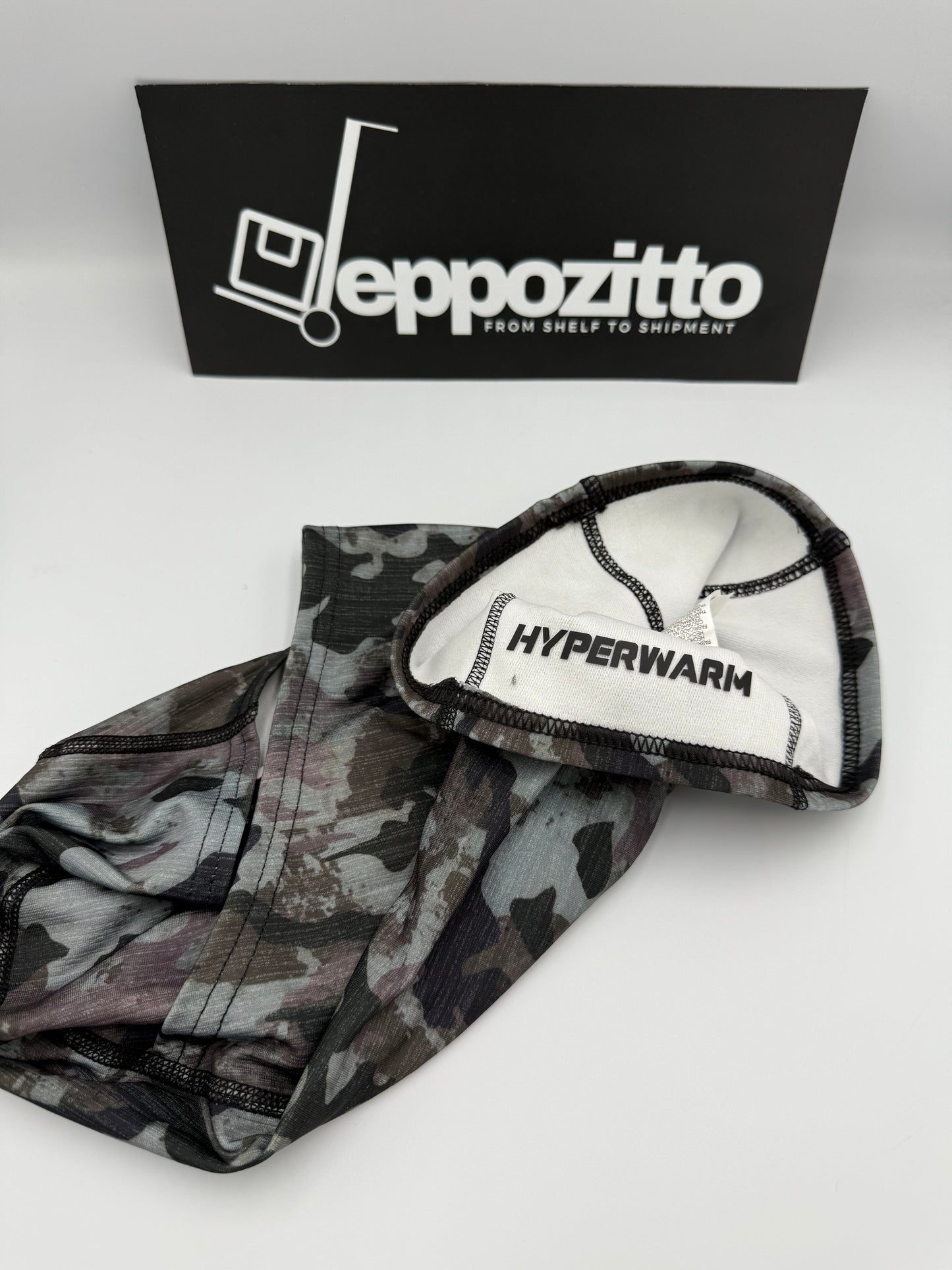 Nike Pro Therma‑Fit/Hyperwarm Hood Balaclava - Gray Camo