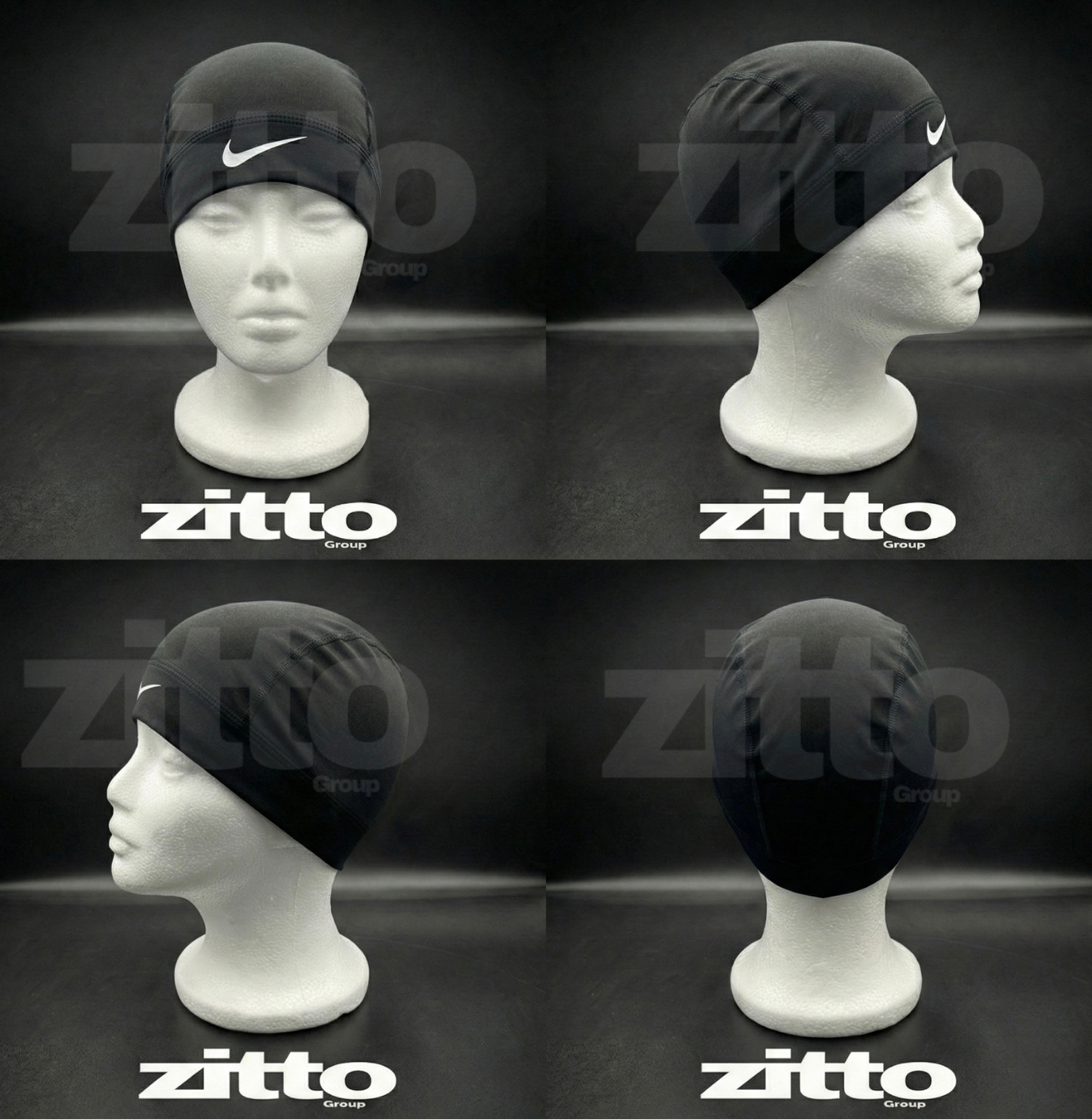 Nike-Pro Skull Cap - Black