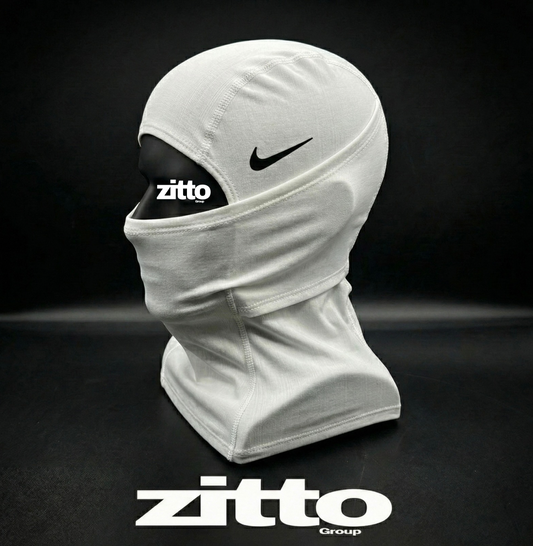 Nike Pro Hyperwarm Balaclava Hood Face Mask - White