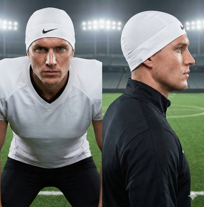 Nike-Pro Skull Cap - White