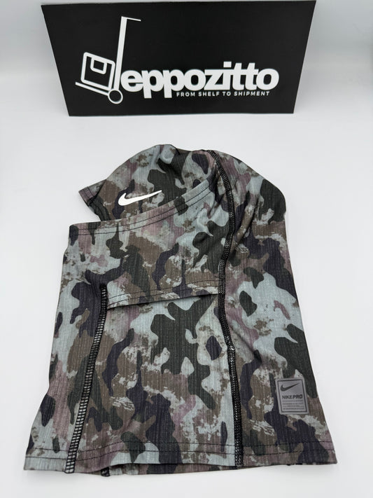 Nike Pro Therma‑Fit/Hyperwarm Hood Balaclava - Gray Camo