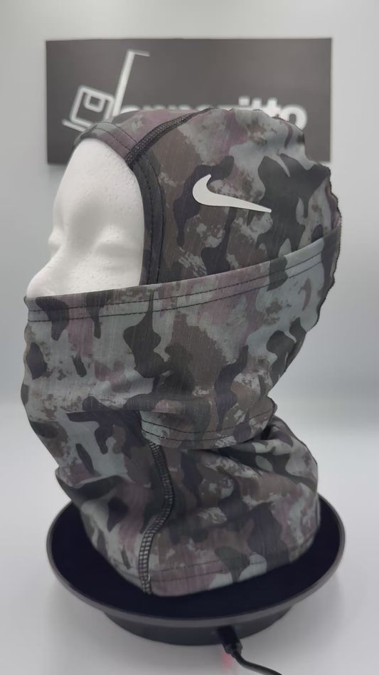 Nike Pro Therma‑Fit/Hyperwarm Hood Balaclava - Gray Camo